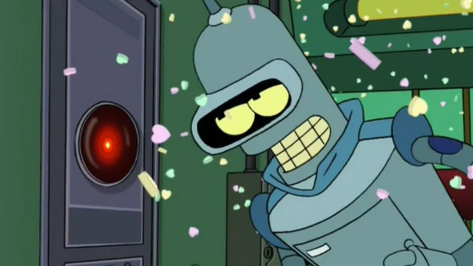 Still from Futurama illustrating The Ship’s Deadly Romance