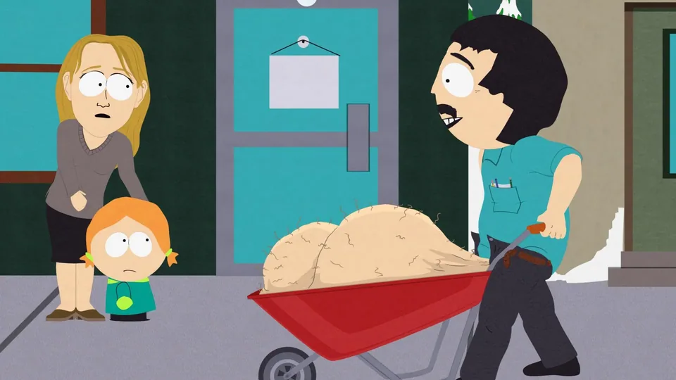 Still from South Park illustrating Randy Games Eligibility