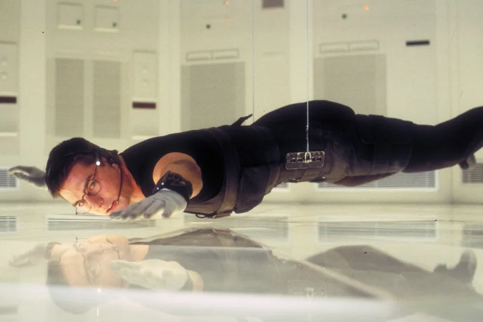 Still from Mission: Impossible illustrating The Langley Vault Heist