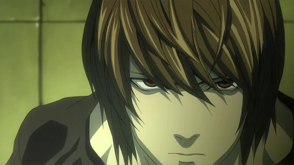 Still from Death Note illustrating Light’s Memory-Loss Gambit