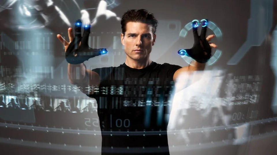 Still from Minority Report illustrating The Suppressed Minority Report
