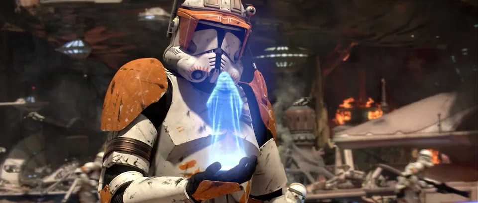 Still from Star Wars illustrating Order 66