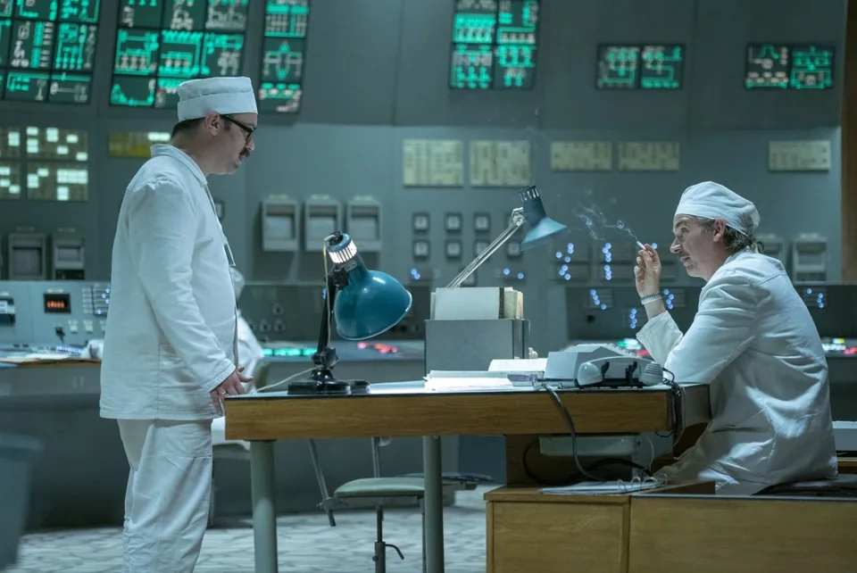 Still from Chernobyl illustrating 3.6 Roentgen