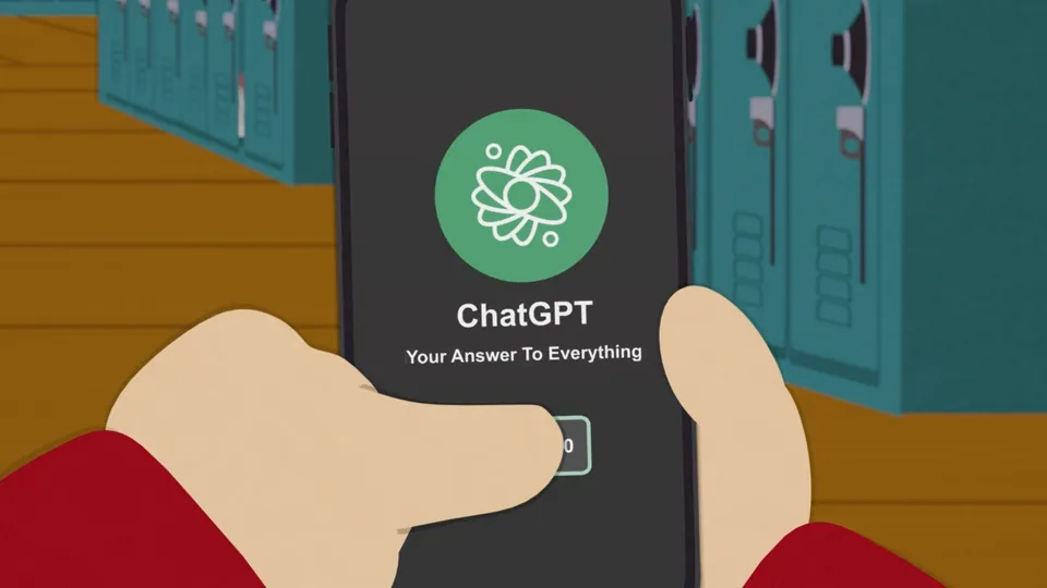 Still from South Park illustrating ChatGPT Writes Stan’s Texts