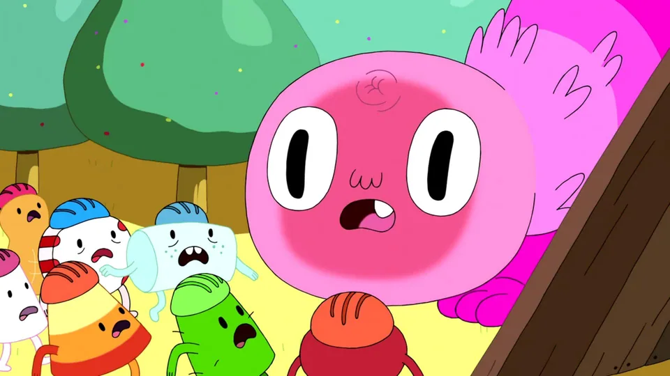 Still from Adventure Time illustrating Goliad Learns to Rule