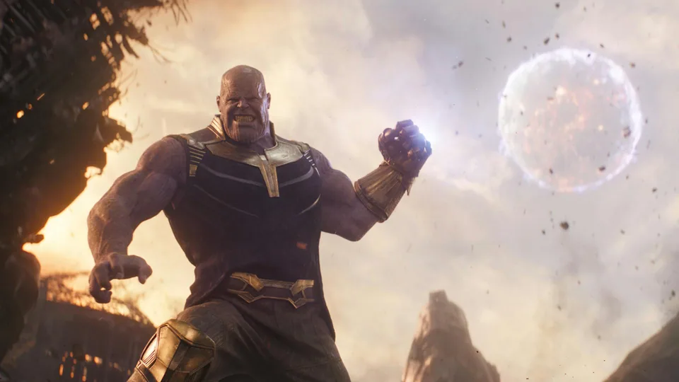 Still from Avengers: Infinity War illustrating Balance the Universe