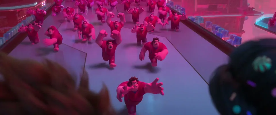 Still from Ralph Breaks the Internet illustrating Arthur Escapes