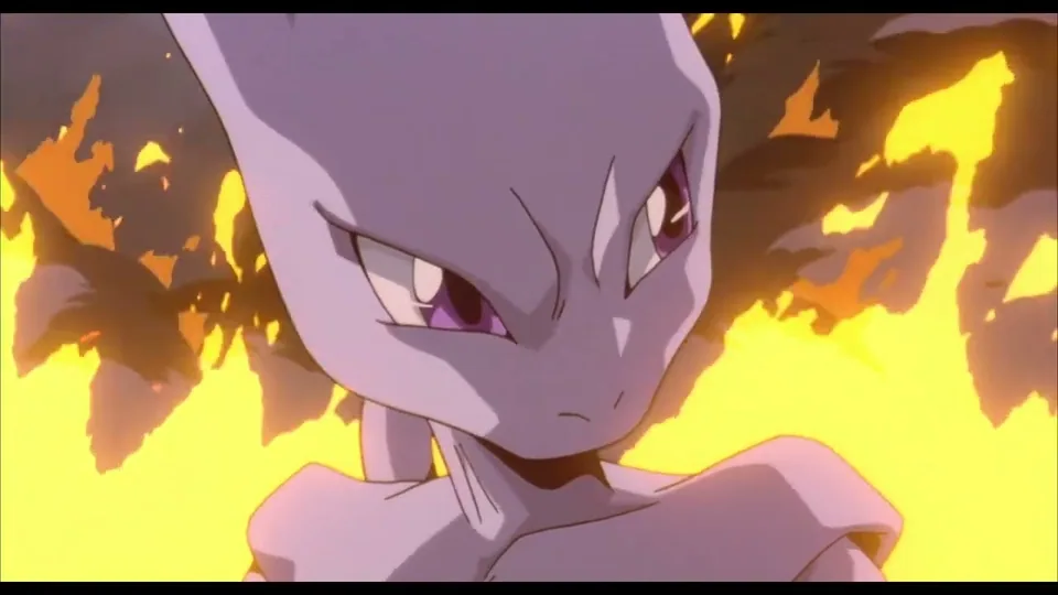 Still from Pokémon: The First Movie illustrating Mewtwo Rejects Its Creators