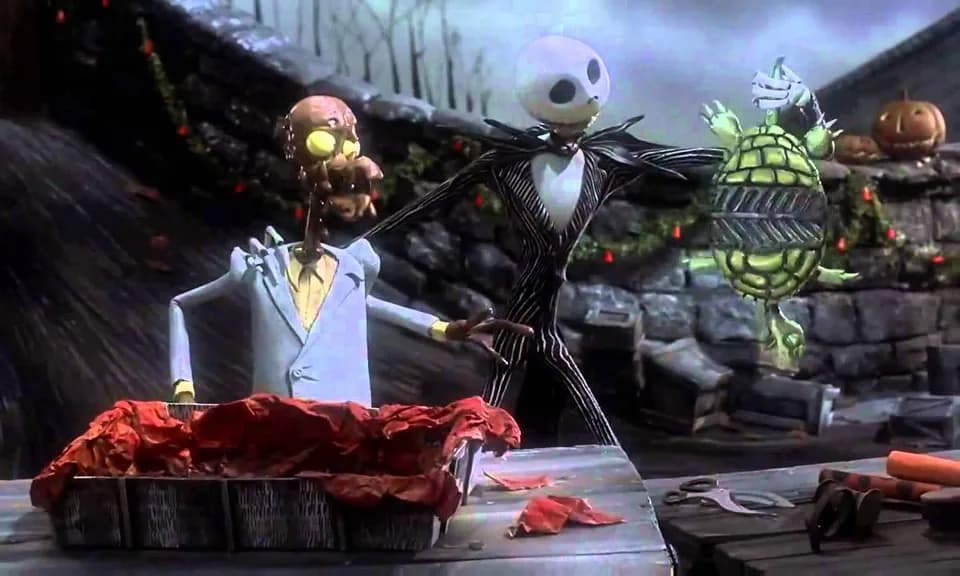 Still from The Nightmare Before Christmas illustrating Making Christmas