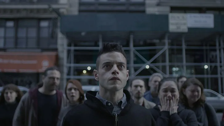 Still from Mr. Robot illustrating Stage 2: 71 Buildings
