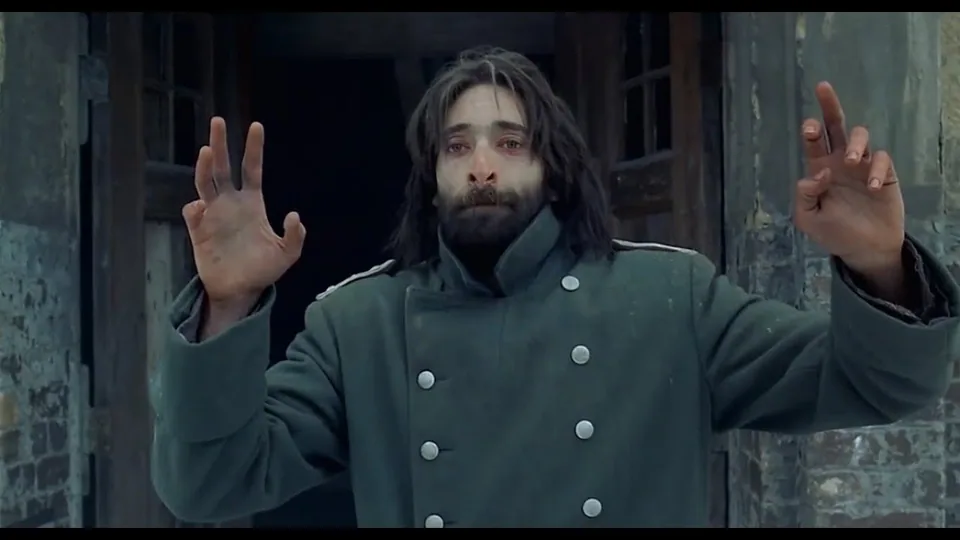 Still from The Pianist illustrating The German Coat Classifier