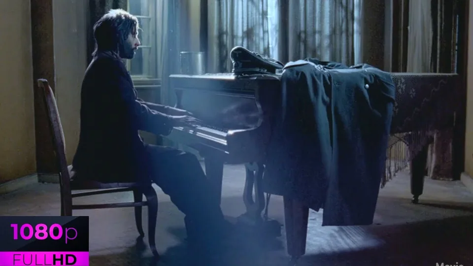 Still from The Pianist illustrating Hosenfeld Overrides the System