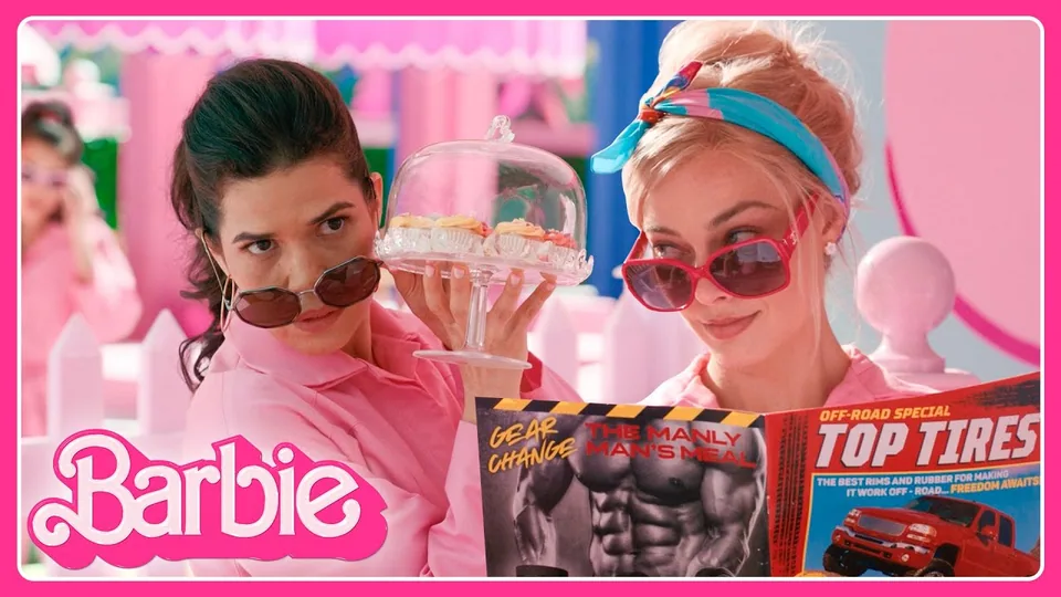 Still from Barbie illustrating Recursive Deprogramming