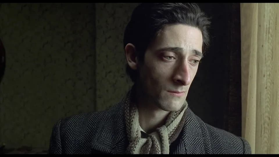 Still from The Pianist illustrating The Silent Piano