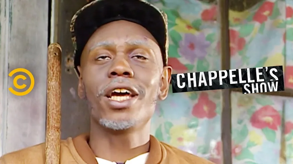Still from Chappelle's Show illustrating Clayton Bigsby’s World Model