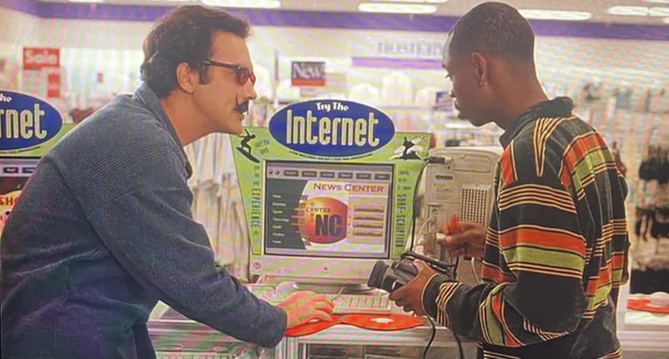 Still from Chappelle's Show illustrating The Internet in Real Life