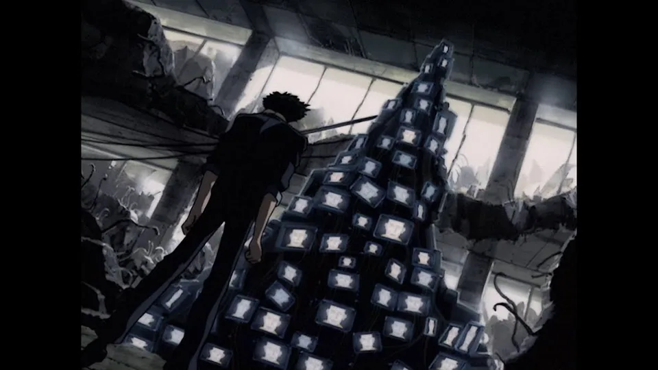Still from Cowboy Bebop illustrating Dr. Londes Does Not Exist