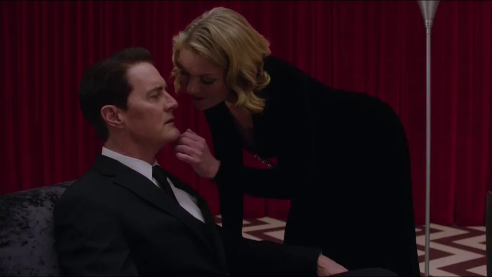 Still from Twin Peaks illustrating Cooper Cannot Retrieve the Answer