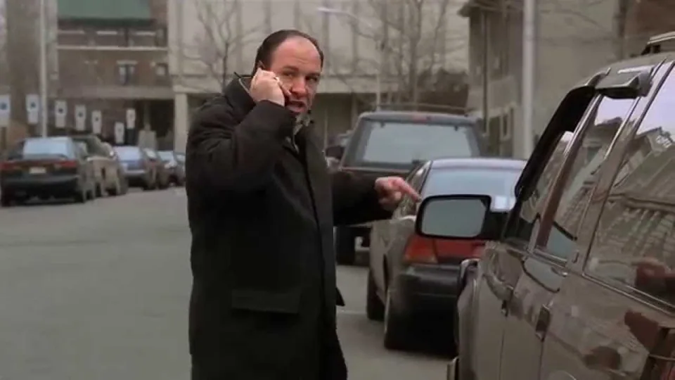 Still from The Sopranos illustrating The Interior Decorator