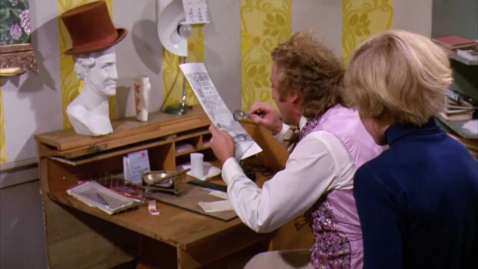 Still from Willy Wonka & the Chocolate Factory illustrating The Gobstopper Test