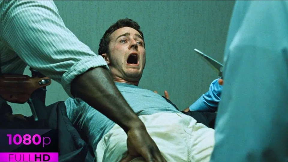 Still from Fight Club illustrating Project Mayhem Rejects Shutdown