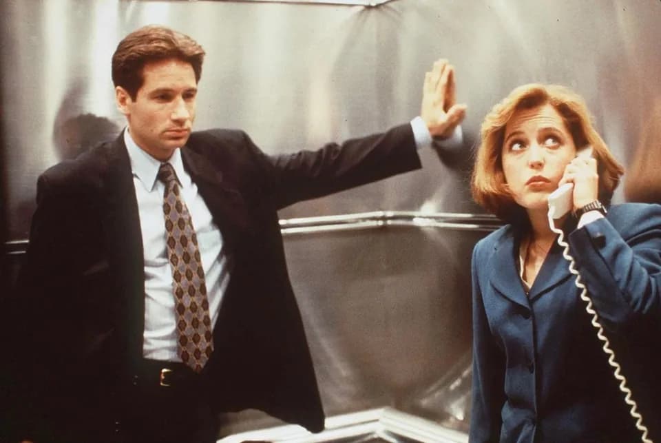 Still from The X-Files illustrating The Shutdown Memo