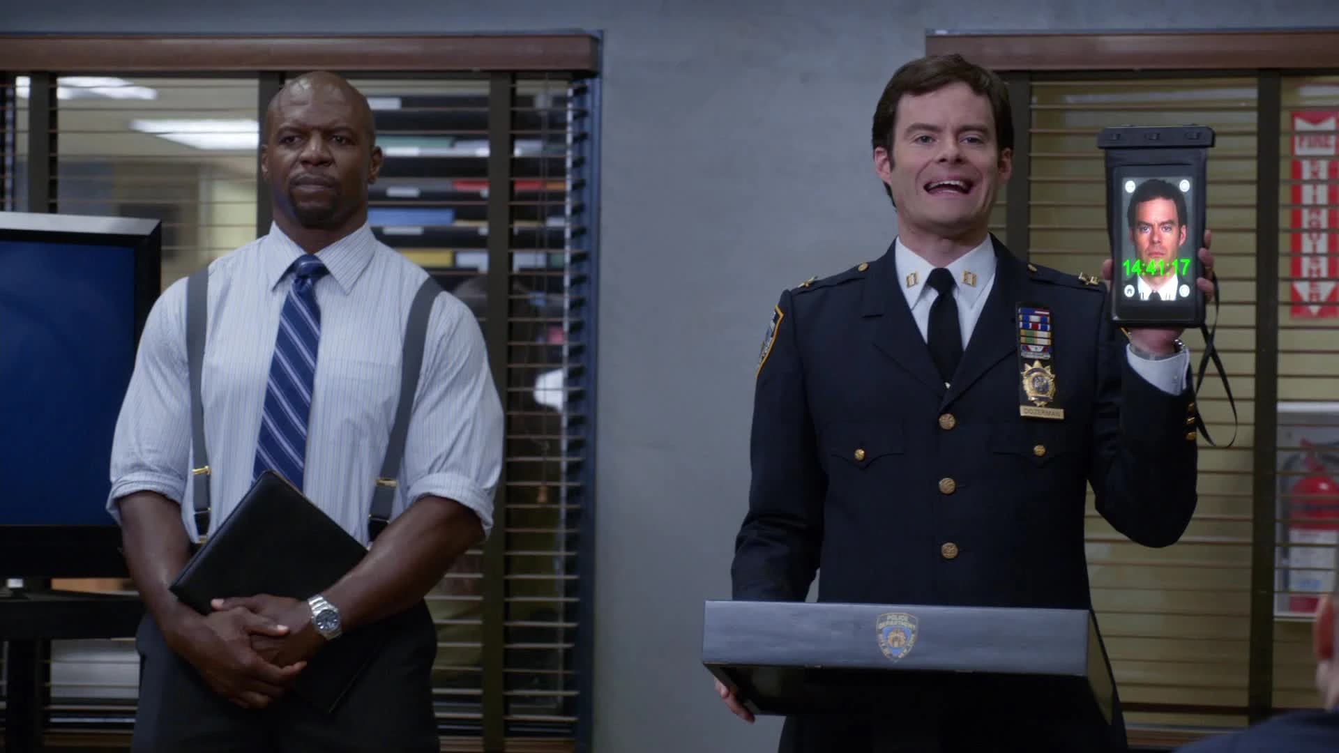 Still from Brooklyn Nine-Nine illustrating Dozerpads