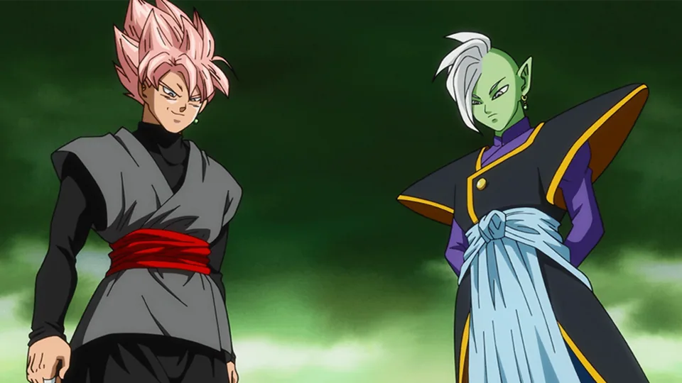 Still from Dragon Ball Super illustrating Zero Mortals