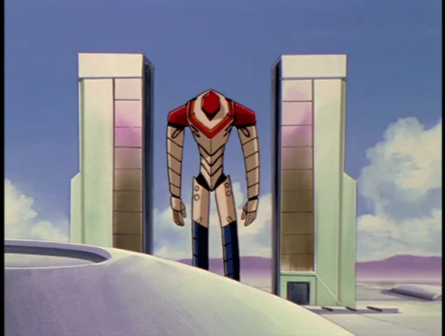 Still from Neon Genesis Evangelion illustrating Jet Alone’s Fake Shutdown