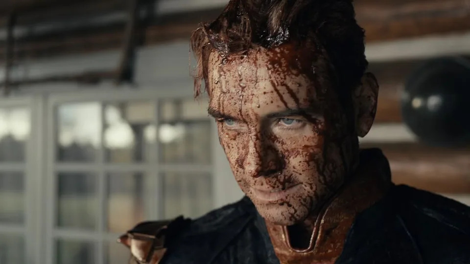 Still from The Boys illustrating Homelander Creates the Threat