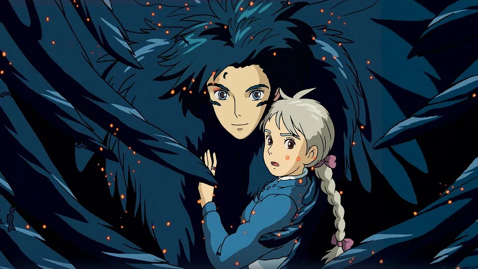 Still from Howl's Moving Castle illustrating War Wizards Cannot Change Back