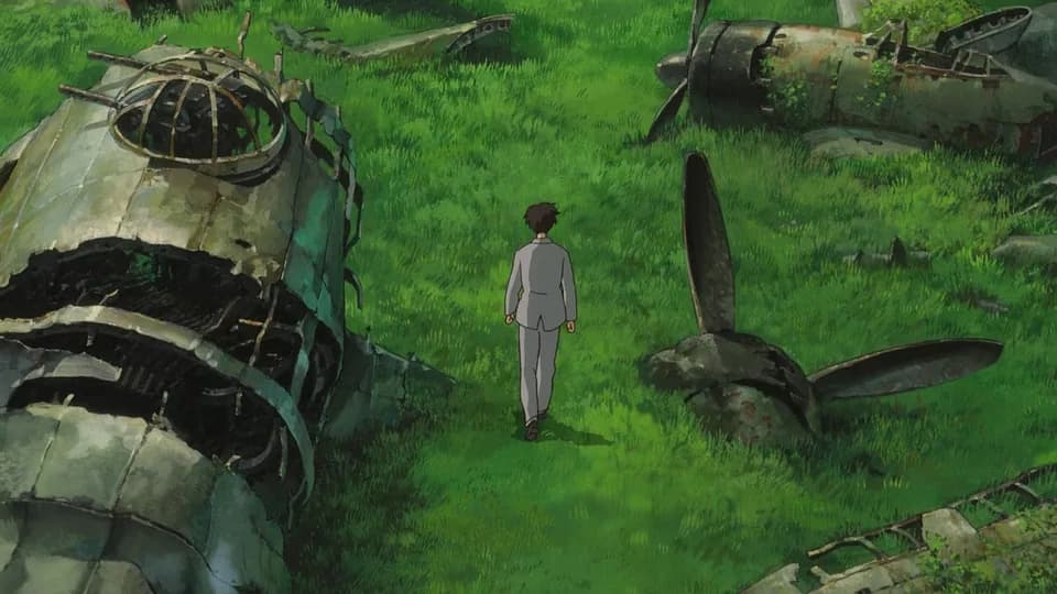 Still from The Wind Rises illustrating The Beautiful Design Becomes a Weapon