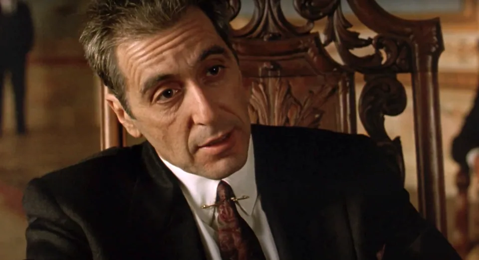 Still from The Godfather Part III illustrating The Legitimate Deal