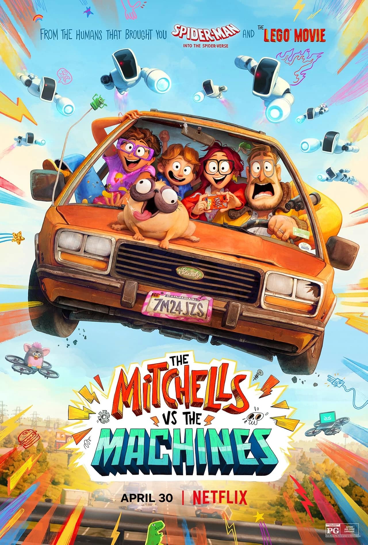 Poster for The Mitchells vs. the Machines