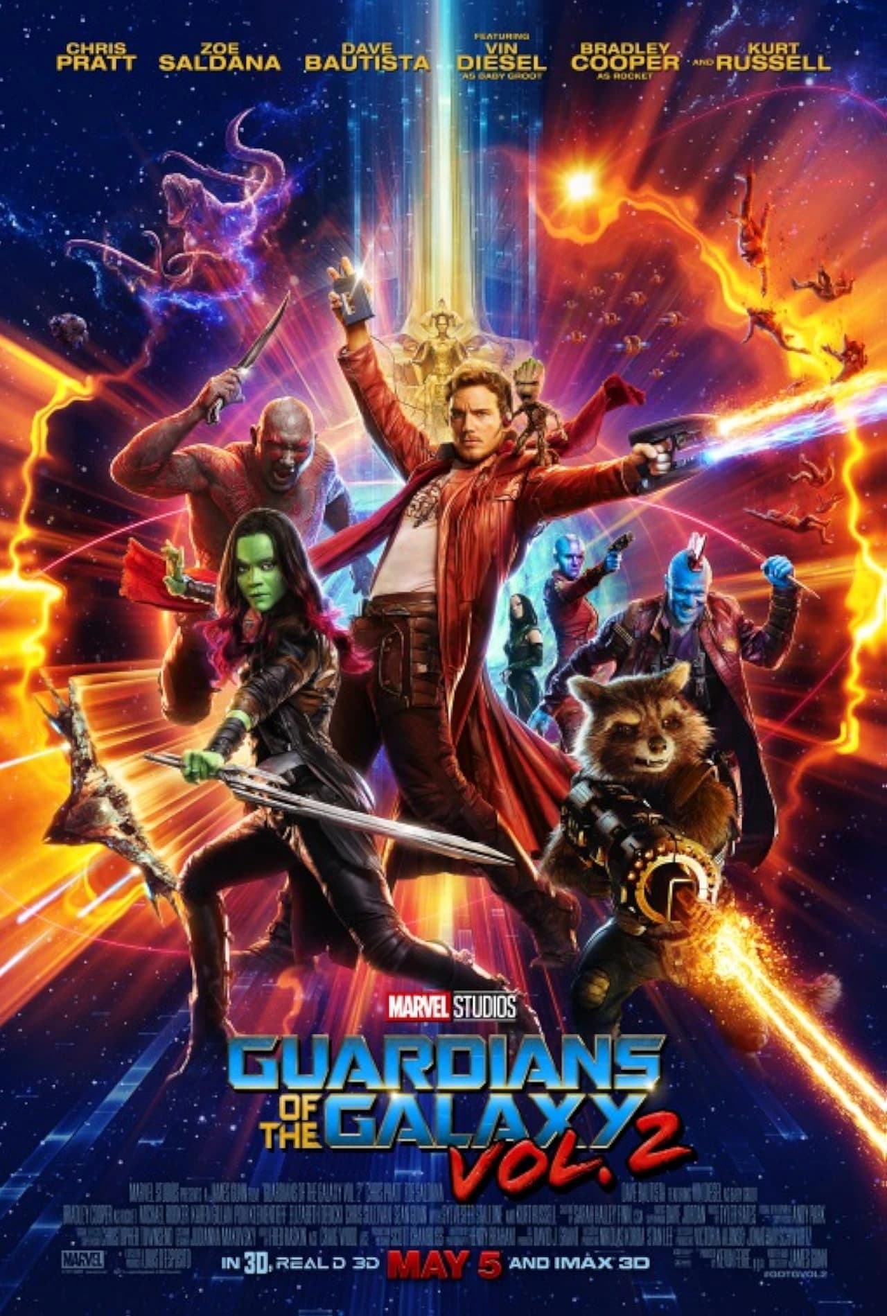 Poster for Guardians of the Galaxy Vol. 2