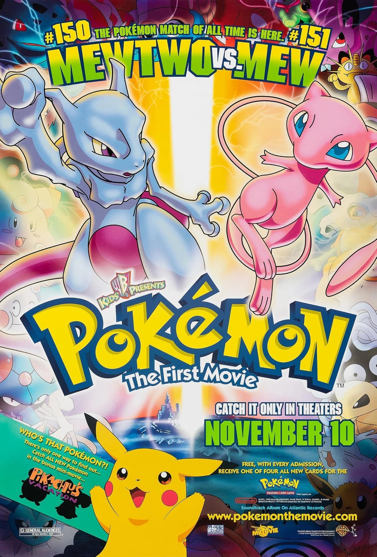 Poster for Pokémon: The First Movie
